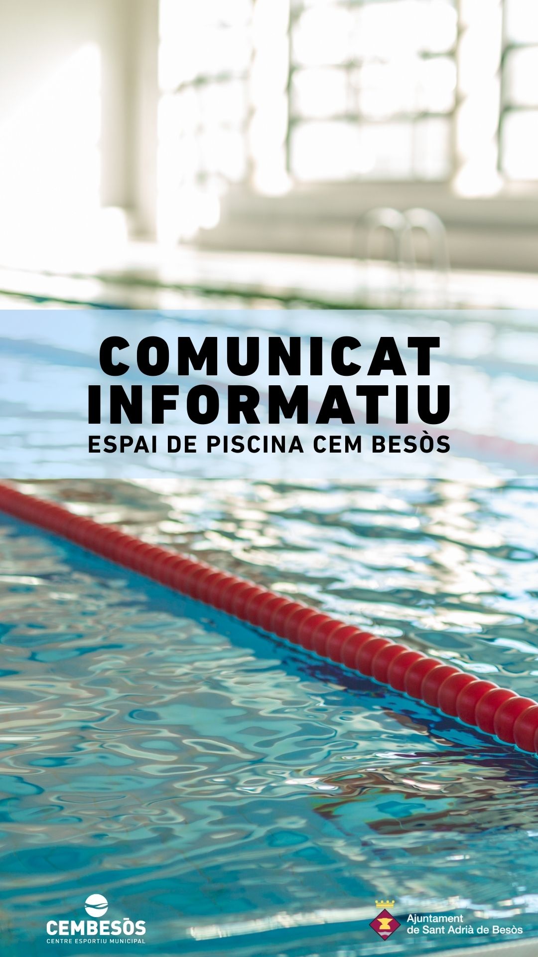 Comunicat Informatiu Sobre L espai De Piscina Del CEM Bes s CEM Besos